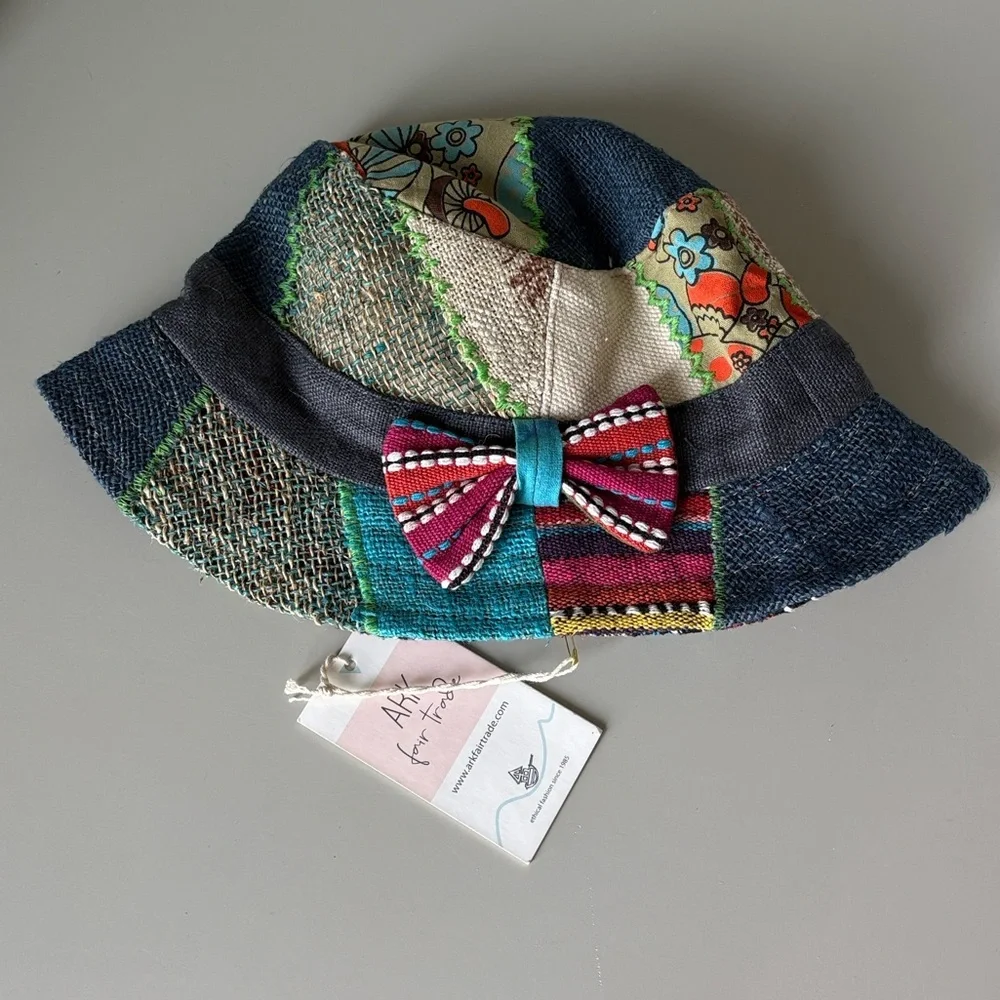 Ark Fair Trade Hemp Bucket Hat Lined NEW - Picture 2 of 7